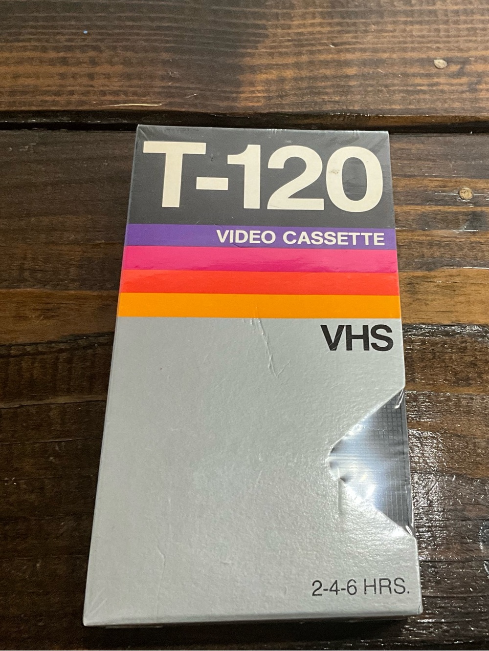 Vintage T-120 VHS Video Cassette Hong Kong New Unopened